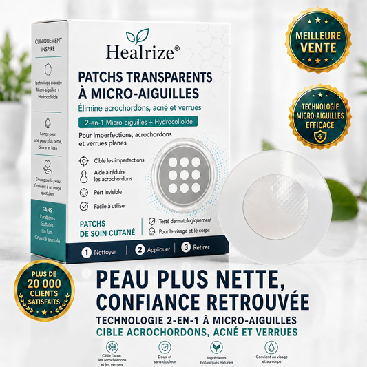 ✨✨𝑯𝗲𝙖𝐥𝒓𝗶𝙯𝗲®𝐏𝐚𝐭𝐜𝐡 𝐌𝐢𝐜𝐫𝐨𝐧𝐞𝐞𝐝𝐥𝐞 & 𝐇𝐲𝐝𝐫𝐨𝐜𝐨𝐥𝐥𝐨ï𝐝𝐞 𝟐-𝐞𝐧-𝟏🍀 | 𝐀𝐢𝐝𝐞 à é𝐥𝐢𝐦𝐢𝐧𝐞𝐫 𝐥'𝐚𝐜𝐧é, 𝐥𝐞𝐬 𝐯𝐞𝐫𝐫𝐮𝐞𝐬 𝐩𝐥𝐚𝐧𝐞𝐬 𝐞𝐭 𝐥𝐞𝐬 𝐚𝐜𝐫𝐨𝐜𝐡𝐨𝐫𝐝𝐨𝐧𝐬 | 𝐀𝐢𝐝𝐞 à 𝐚𝐭𝐭é𝐧𝐮𝐞𝐫 𝐥𝐞𝐬 𝐫𝐢𝐝𝐞𝐬, 𝐥𝐞𝐬 𝐜𝐢𝐜𝐚𝐭𝐫𝐢𝐜𝐞𝐬 𝐞𝐭 𝐥𝐞𝐬 𝐢𝐦𝐩𝐞𝐫𝐟𝐞𝐜𝐭𝐢𝐨𝐧𝐬 | 𝐏𝐚𝐭𝐜𝐡𝐬 𝐢𝐧𝐯𝐢𝐬𝐢𝐛𝐥𝐞𝐬 𝐩𝐨𝐮𝐫 𝐥𝐞 𝐯𝐢𝐬𝐚𝐠𝐞 𝐞𝐭 𝐥𝐞 𝐜𝐨𝐫𝐩𝐬